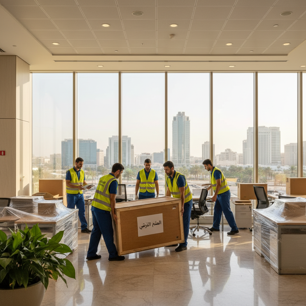 نقل عفش مكتبي احترافي في الرياض