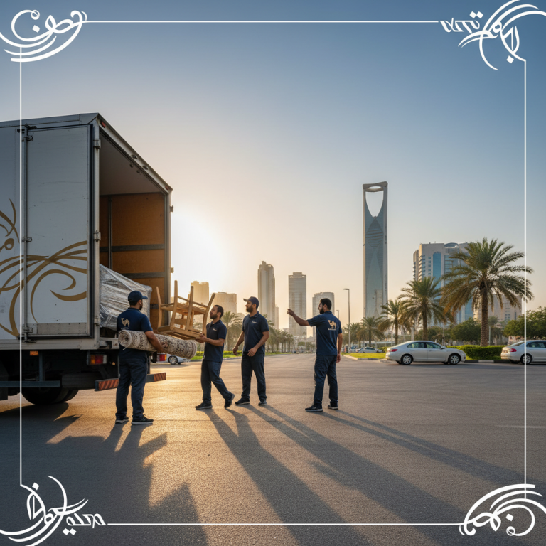فريق متخصص في نقل عفش الرياض بمركبات حديثة